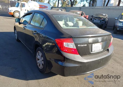 2012 Honda Civic Lx z USA, uszkodzony, nr VIN 19XFB2F50CE385011
